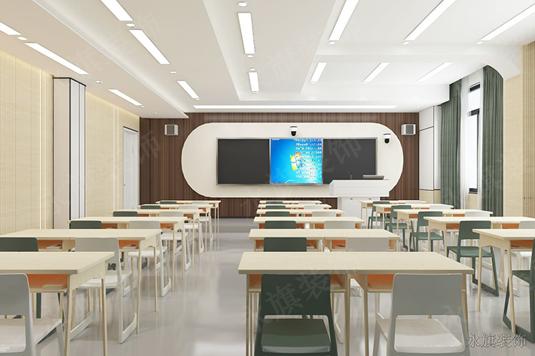 郑州锦江小学录播室设计效果图
