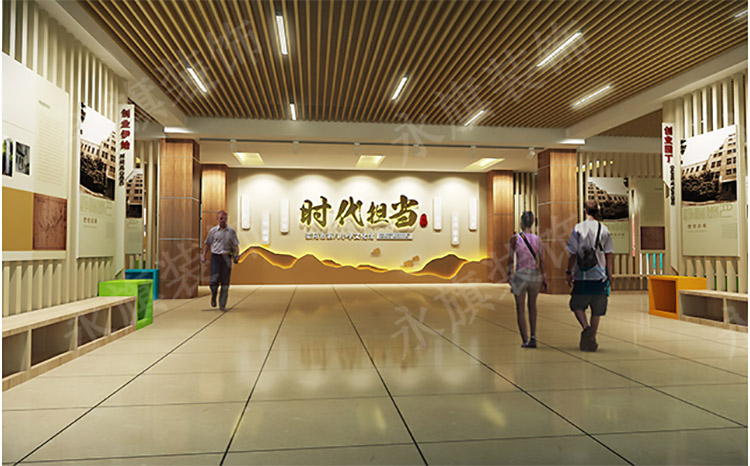 郑州小学文化馆设计效果图