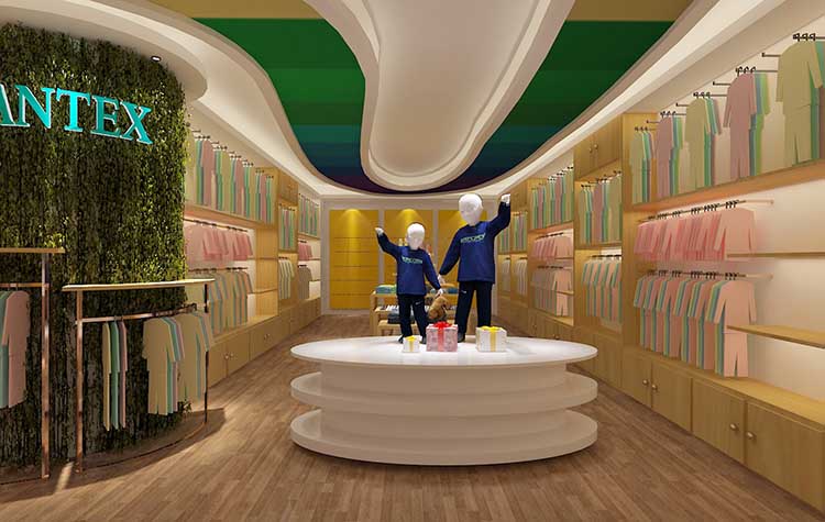 郑州童装店装修设计-要能吸引孩子们的注意力