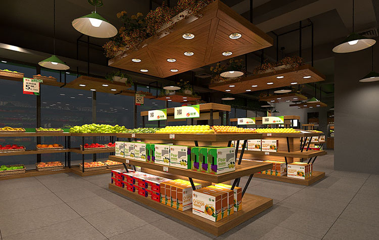 郑州生鲜超市装修设计-需要注意哪些事项