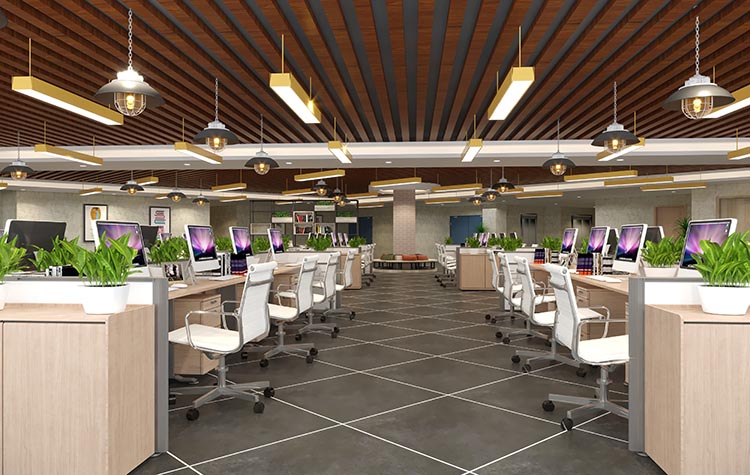 郑州办公室装修设计-办公室空间布局的设计原则
