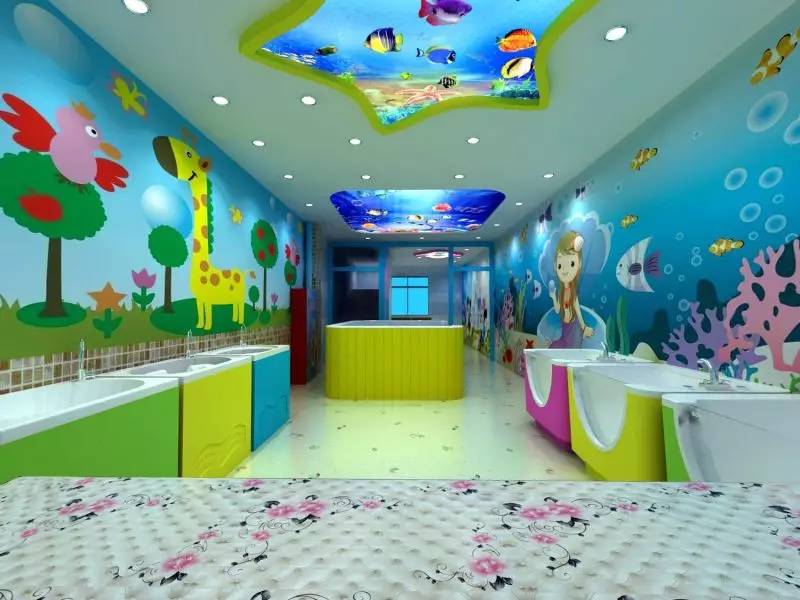 郑州儿童游泳馆装修-营造整洁舒适氛围