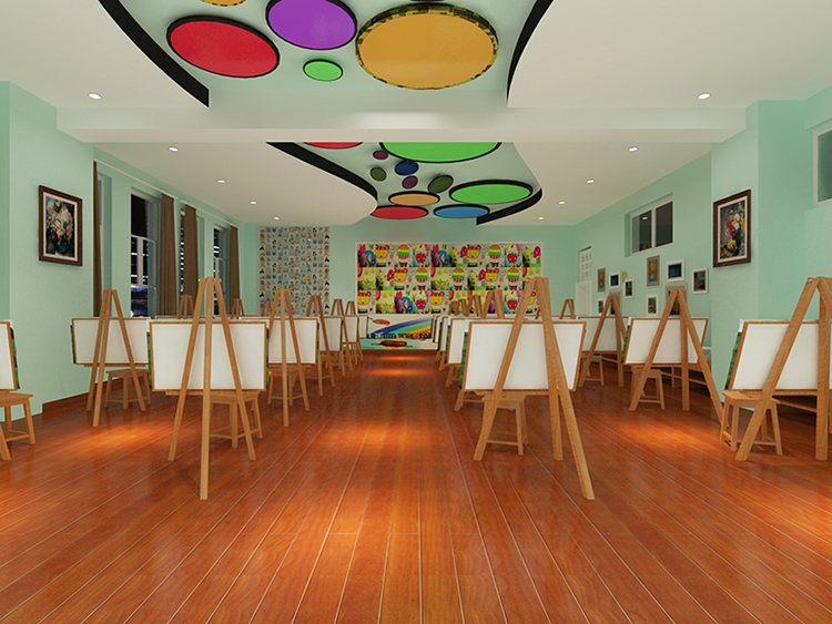 郑州美术教室设计-美术教室设计激发孩子想象力