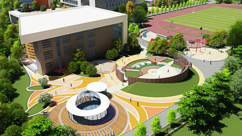 郑州校园景观建设-校园景观设计发掘环境优势