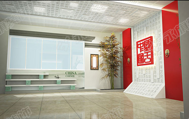 河南淮河路小学大厅设计