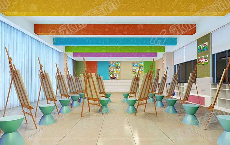 郑州小学美术室设计效果图