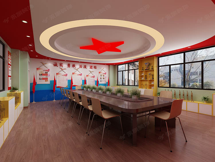 河南小学少先大队室设计