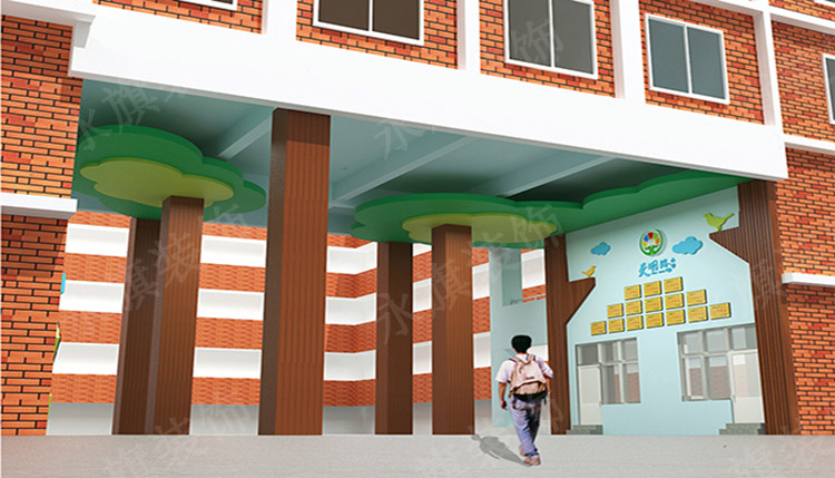 郑州校园文化设计效果图 郑州校园文化设计效果图