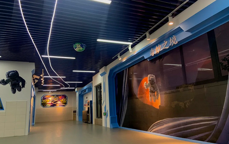 郑州校园文化墙建设中墙而有力的文化墙设计