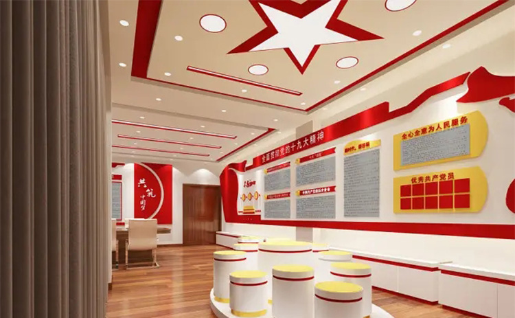 商丘部队办公室设计-营造党建文化氛围