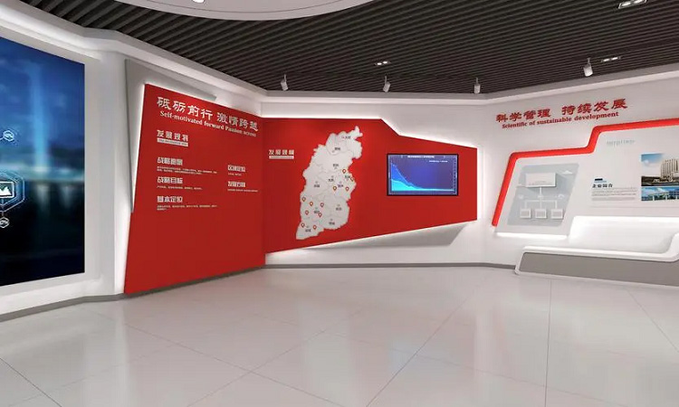 河南银行党建展厅设计