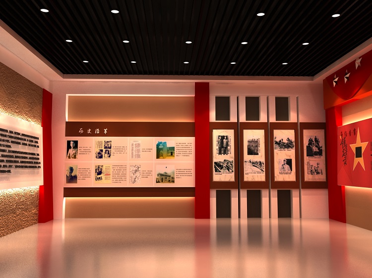 南阳部队荣誉室设计-塑造特色文化空间