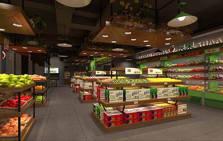 郑州生鲜超市装修设计-做设计设计的好处是什么