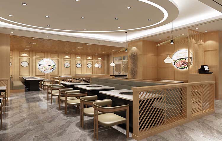 郑州火锅店装修设计案例效果图