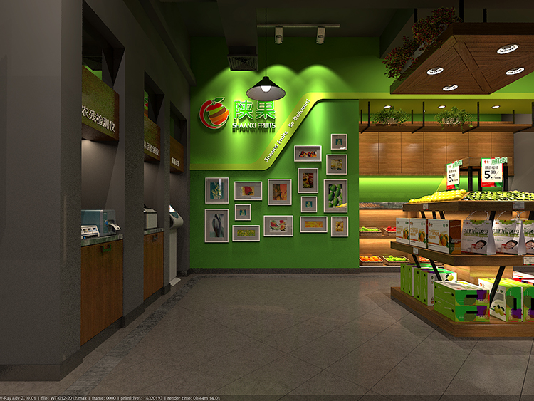 郑州水果店装修设计-好的设计才能成就顾客