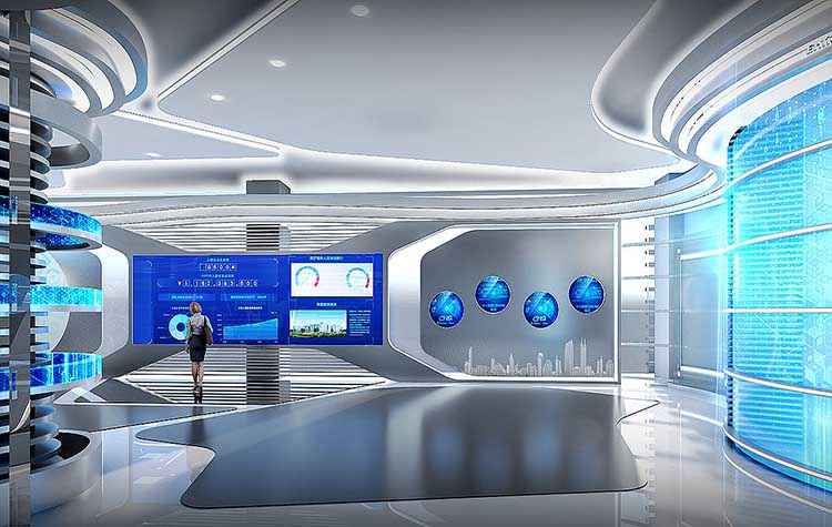 郑州科技展厅装修设计-浅谈科技展厅的设计理念