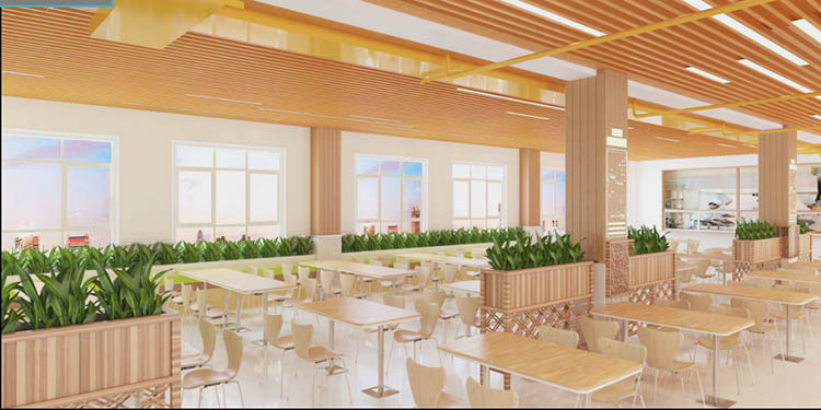 新郑学校餐厅设计