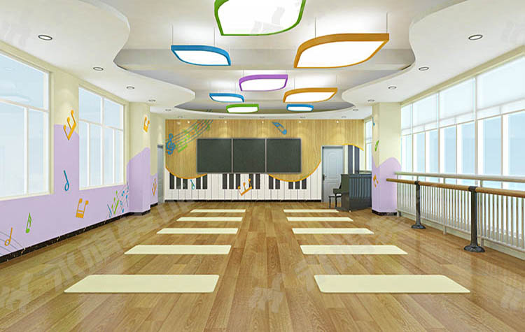 郑州校园音乐舞蹈室装修设计