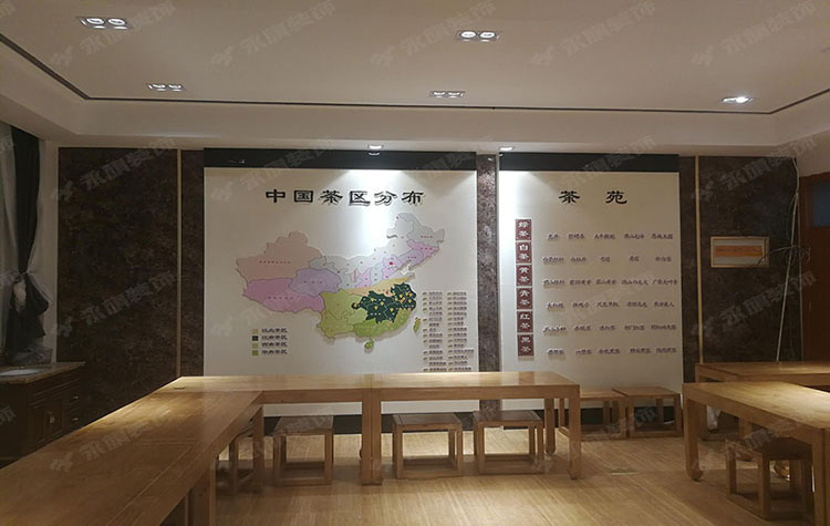 郑州学校茶艺实训室设计效果图