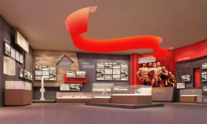 郑州党建文化展厅装修设计-打造创新特色展厅
