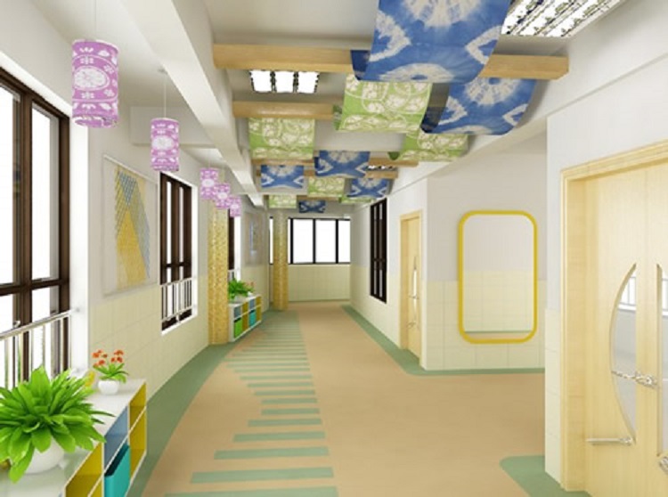 郑州学校走廊建设