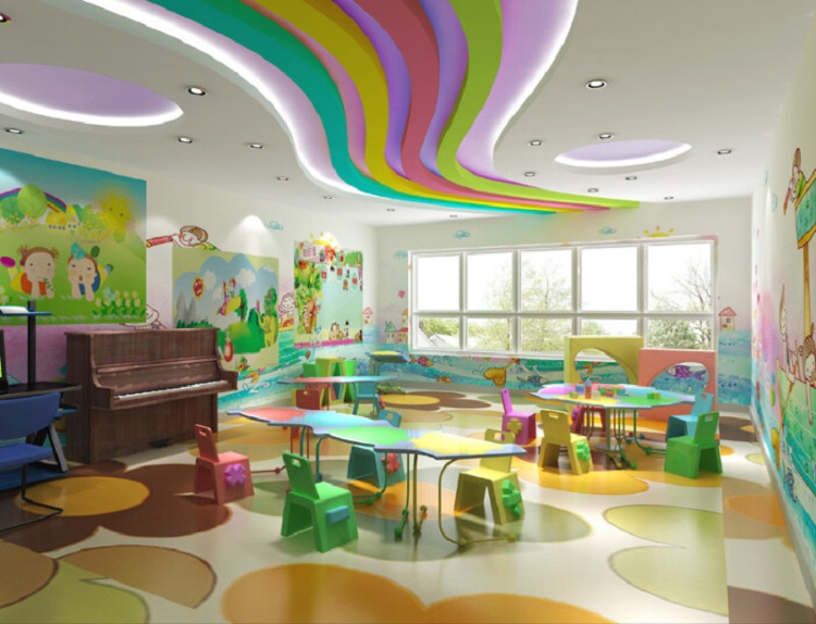 郑州学校多功能室建设-有趣味的幼儿园多功能室设计