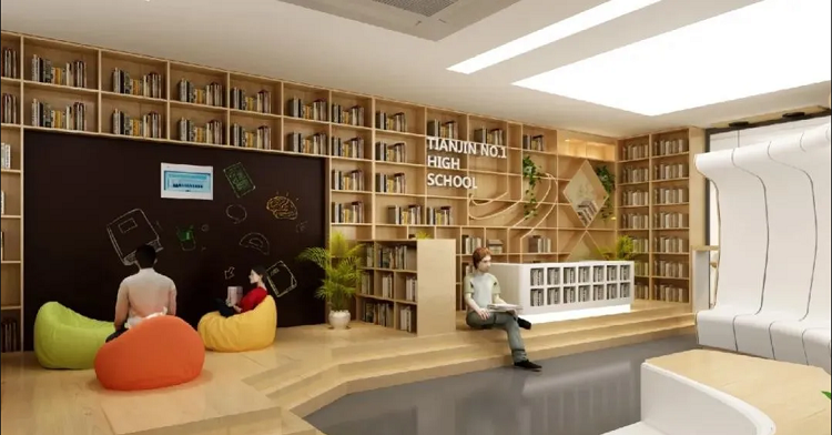 郑州学校图书馆建设-校园图书馆设计育人也育心